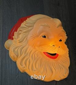 RARE VINTAGE GOODMAN 24 1958 SANTA FACE LIGHT UP Damaged RARE VINTAGE GOODMAN 24 1958 SANTA FACE LIGHT UP Damaged