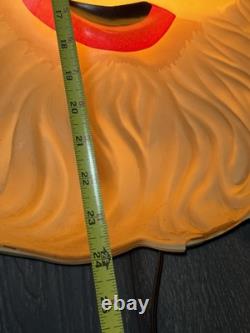 RARE VINTAGE GOODMAN 24 1958 SANTA FACE LIGHT UP Damaged RARE VINTAGE GOODMAN 24 1958 SANTA FACE LIGHT UP Damaged