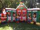 Reindeer Stable 12 Foot Lighted Airblown Inflatable Santa Christmas Yard Blow Up