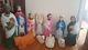 Rare 10 Piece Empire Blow Mold Light Up Nativity Scene Christmas