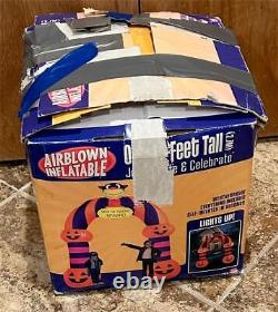 Rare 2004 Gemmy Halloween Archway 9' Airblown Inflatable Blow Up Entry Arch