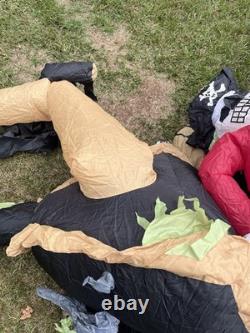 Rare 2007 Gemmy Air Blown Inflatable 8 Foot Pirate Ship For Parts Or Repair