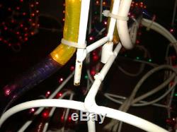 Rare 3D Christmas Rope Train Xmas Holiday Decoration Big Light Sculpture + Box