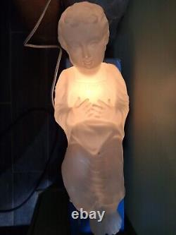 Rare Blow Mold Nativity Scene