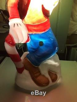 Rare! Blow Mold Santa's Best Disney's Goofy! Outdoor Christmas Lighted! 37
