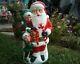 Rare Christmas Santa Claus With Elves Blow Mold 31 Tpi 2001 Htf Made In Canada