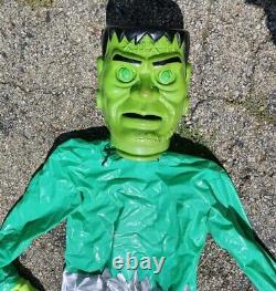 Rare Fun World 6 Foot Motion Activated Monster Frankenstein Halloween Decor READ