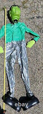 Rare Fun World 6 Foot Motion Activated Monster Frankenstein Halloween Decor READ