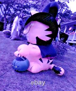 Rare Halloween 2004 Garfield Cat As Witch 6ft. Airblown Inflatable Gemmy Mib Rare Halloween 2004 Garfield Cat As Witch 6ft. Airblown Inflatable Gemmy Mib