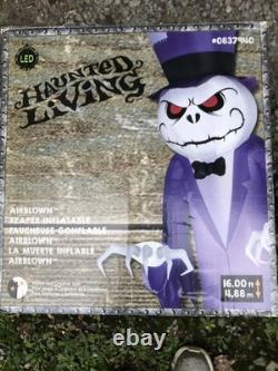 Rare Halloween Inflatable 16ft Purple Reaper Read Description