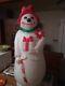 Rare Hobo Snowman Empire Blow Mold Christmas Light Yard Decor 40 Inches