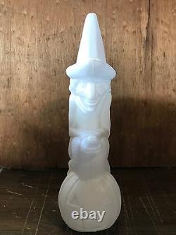 Rare Old Vintage Halloween Plastic Blowmold Blow Mold Witch Union Featherstone