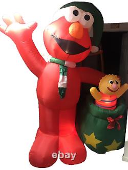 Rare SESAME STREET 7 FT ELMO by Gemmy Airblown Inflatable Christmas 2006