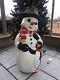 Rare Tpi Christmas Union 32 Snowman Withpenguin Lighted Blow Mold Yard Decoration