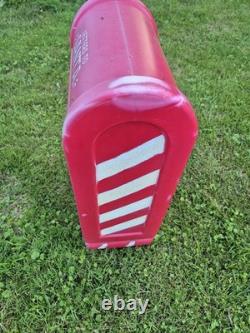 Rare Vintage Blow Mold Mail Box, North Pole Mail Letters To Santa