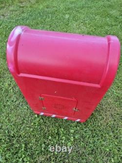 Rare Vintage Blow Mold Mail Box, North Pole Mail Letters To Santa