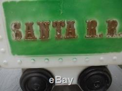 Rare Vintage Christmas Blow Mold Santa RR Train Car Caboose (only) Toy Car