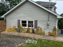Rare! Vintage Large Wood Nativity Set Outdoor 14pc plywood Yard Decor / Yard Art Rare! Vintage Large Wood Nativity Set Outdoor 14pc plywood Yard Decor / Yard Art