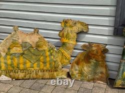 Rare! Vintage Large Wood Nativity Set Outdoor 14pc plywood Yard Decor / Yard Art Rare! Vintage Large Wood Nativity Set Outdoor 14pc plywood Yard Decor / Yard Art