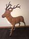 Rare Vintage Lighted Blow Mold Buck Reindeer Yard Decoration