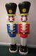 Red And Blue Union Toy Soldier/nutcracker Christmas Lights Blow Mold 40 Works