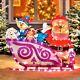 Rudolph Classic Misfit Toys Sleigh W Santa Claus Pre Lit Tinsel Christmas Yard