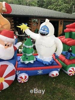 Rudolph Express Train 17 Ft inflatable, Used, Nice Condition