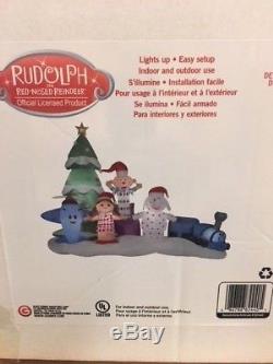 Rudolph Rednose Reindeer Island Of Misfit Toys Christmas Airblown Inflatable