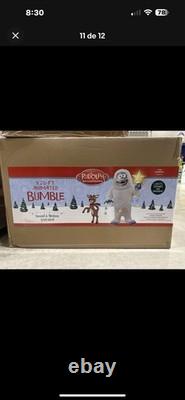 Rudolph The Red-Nosed Reindeer 9.75' Laughing LED Bumble Animatronic NIB Rudolph The Red-Nosed Reindeer 9.75' Laughing LED Bumble Animatronic NIB
