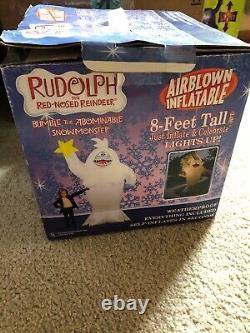 Rudolph The Red Nosed Reindeer Bumble Snowmonster Inflatable Gemmy Bnib Rare