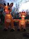 Rudolph The Red Nose Reindeer & Clarice Giant Inflatables, Animated 15 Ft, 12 Ft