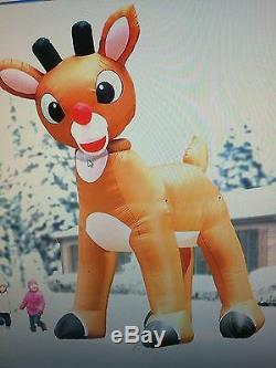 Rudolph The Red nose Reindeer Giant 15 Ft Inflatable, animated