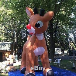 Rudolph The Red nose Reindeer Giant 15 Ft Inflatable, animated