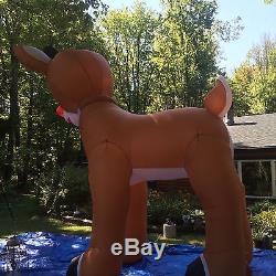 Rudolph The Red nose Reindeer Giant 15 Ft Inflatable, animated, NEW
