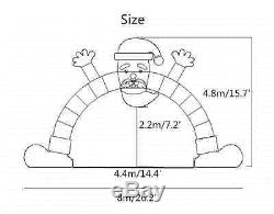 SALE! 8m/26.2 Advertising Promotion Inflatable Arch Christmas Santa Custom-made