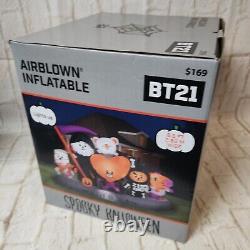 SCENE For SPOOKY HALLOWEEN 8.5 Ft wide Line Friends BT21 by Airblown Inflatable
