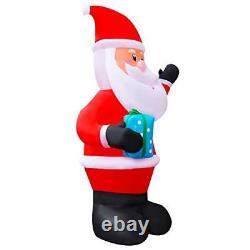 SEASONBLOW 10 FT LED Light Up Inflatable Christmas Santa Claus Decoration Hol