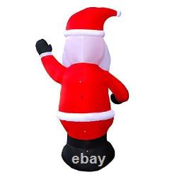 SEASONBLOW 10 FT LED Light Up Inflatable Christmas Santa Claus Decoration Hol