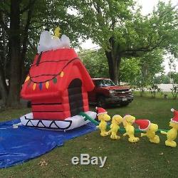 SNOOPY AND FRIENDS GIANT XMAS 17 FT Inflatable