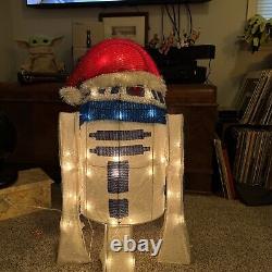 STAR Wars 28 R2-D2 Outdoor Indoor Lighted Christmas Holiday Decor Disney