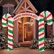 Sale Outdoor Lighted 10ft Merry Christmas Sign Candy Cane Archway Display Decor