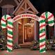 Sale Outdoor Lighted 10ft Merry Christmas Sign Candy Cane Archway Display Decor
