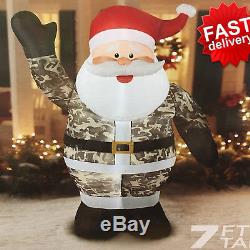 Santa Claus 7ft Airblown Christmas Outdoor Decoration Inflatable Lawn Yard Decor
