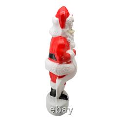 Santa Claus List Blow Mold Union Products 43 Christmas Decoration Lighted Works Santa Claus List Blow Mold Union Products 43 Christmas Decoration Lighted Works