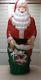 Santa Claus With Toy Sack Empire Blow Mold Vintage 1968 App. 47 Ht With Cord