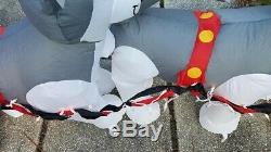 Santa Husky Dog Sled Christmas Airblown Inflatable
