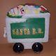 Santa R. R. Train Car 22 General Foam Blowmold Christmas Light Up Yard Decor