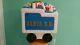 Santa Train Tender Car Lighted Blow Mold, Blue, General Foam (tender Car Only)