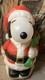 Santa's Best Snoopy Peanuts Christmas Blow Mold 32 Tall Original