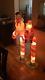 Santas Best Snowman And Samts Candy Cane Blow Mold